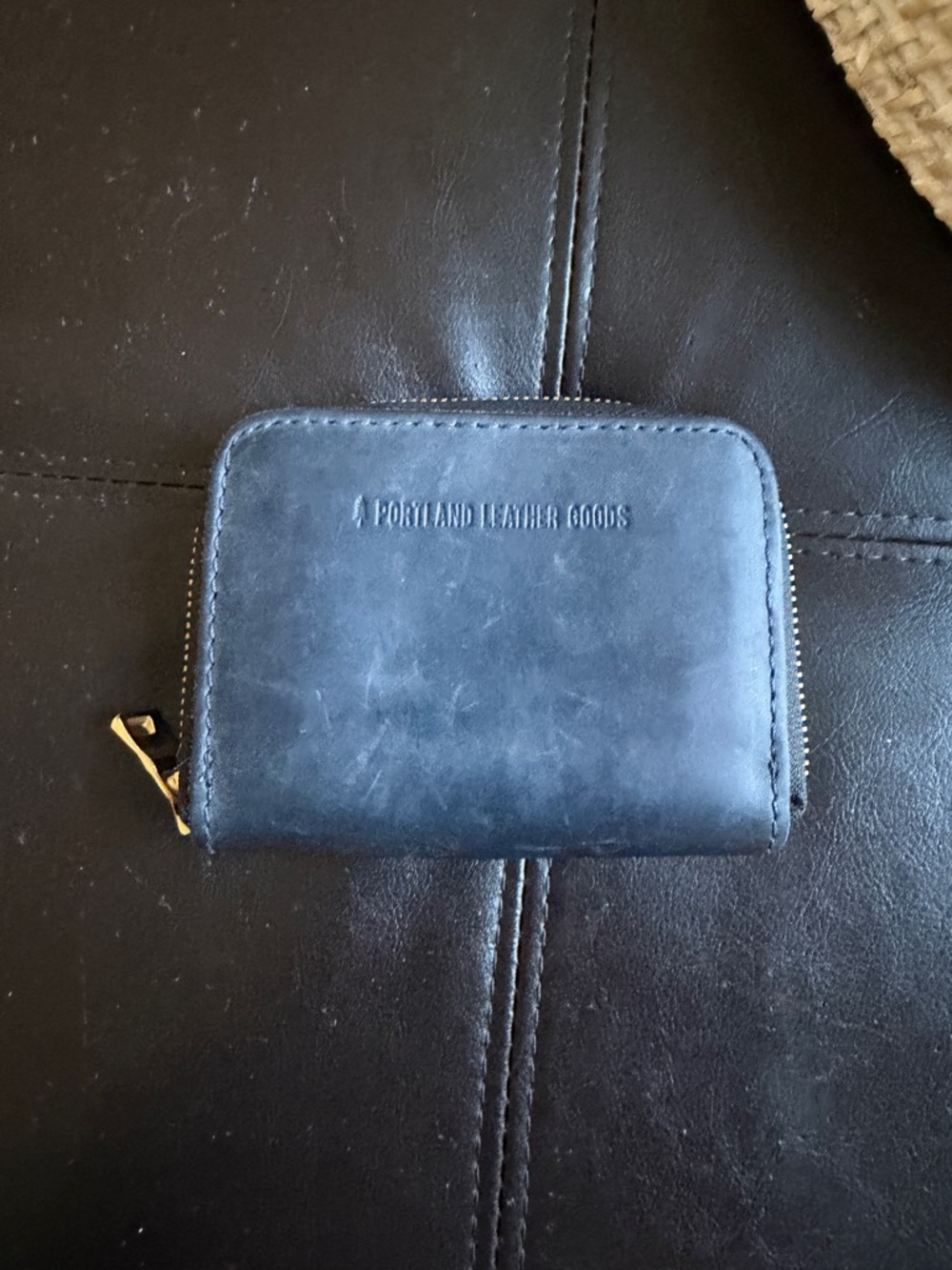 Portland Leather Goods Small Zip Wallet